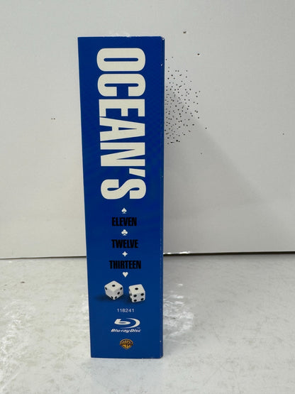 Oceans Trilogy (Blu-ray) George Clooney Crime Comedy Movie Set