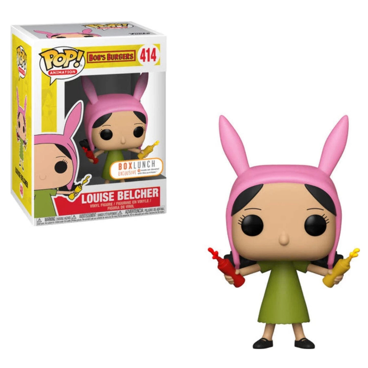 Funko Pop! Animation Bob’s Burgers Louise Belcher #414 BoxLunch Vinyl Figure
