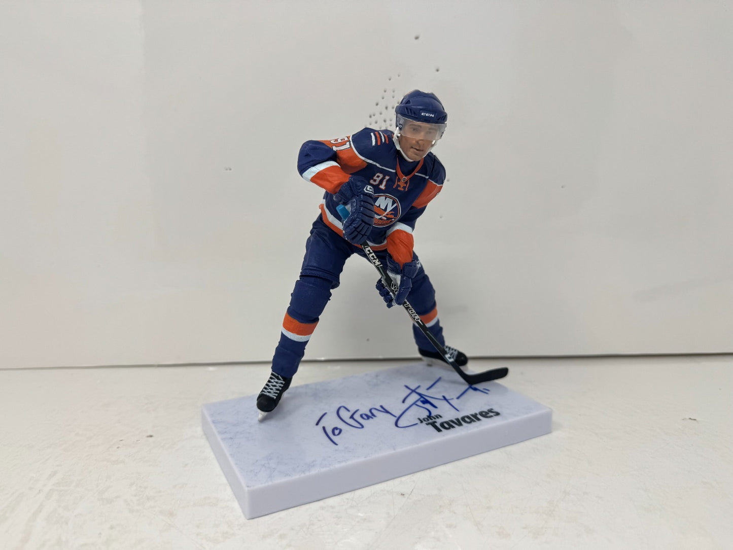McFarlane NHL John Tavares New York Islanders Figure Auto Signed