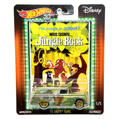 Hot Wheels Disney The Jungle Book 1955 Chevy Panel 1:64 Diecast Real Riders