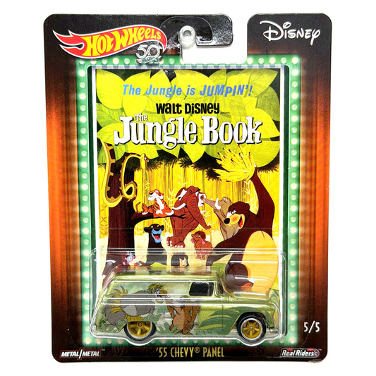 Hot Wheels Disney The Jungle Book 1955 Chevy Panel 1:64 Diecast Real Riders