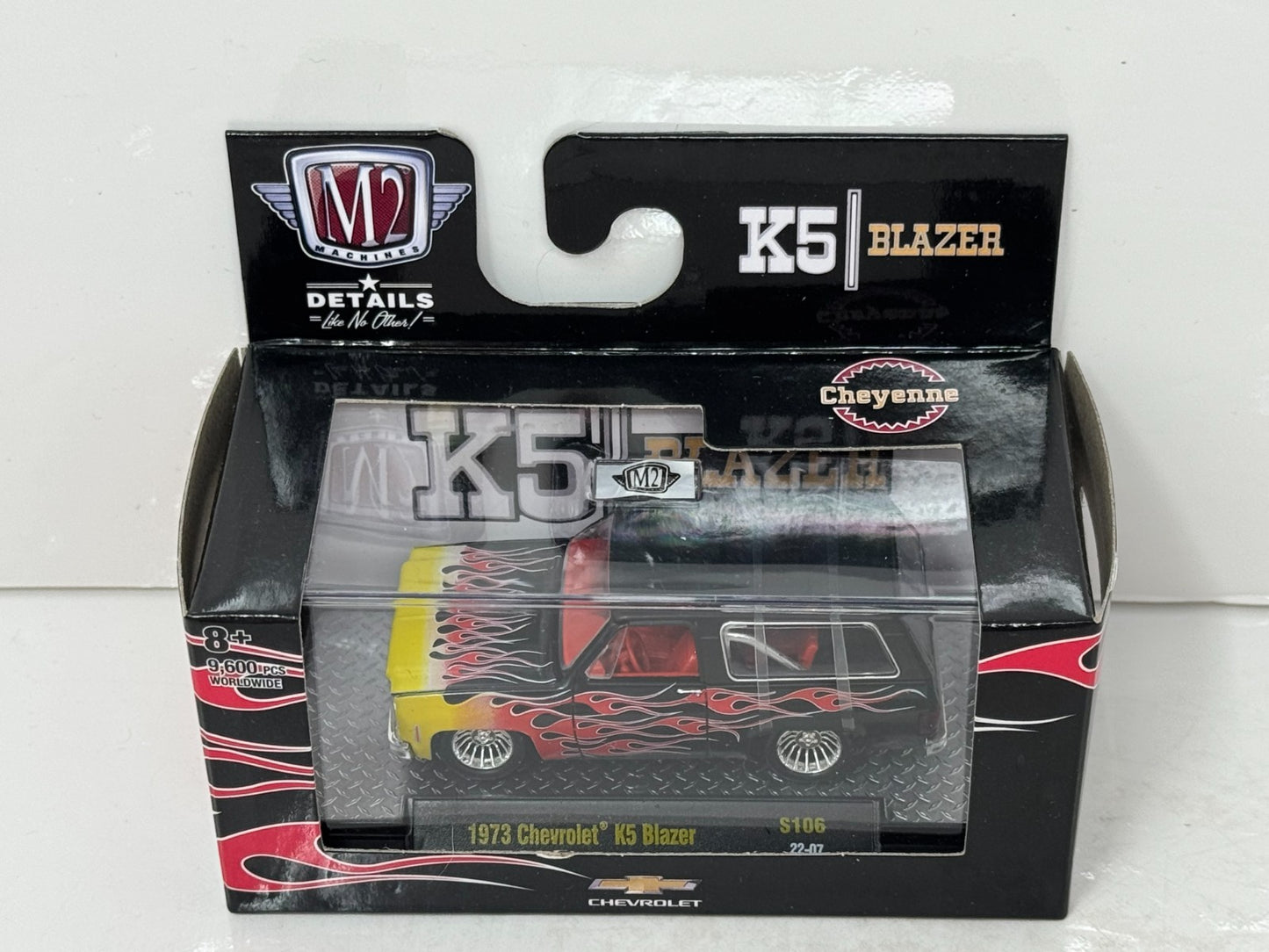 M2 Machines Flames 1973 Chevrolet K5 Blazer 1:64 Diecast