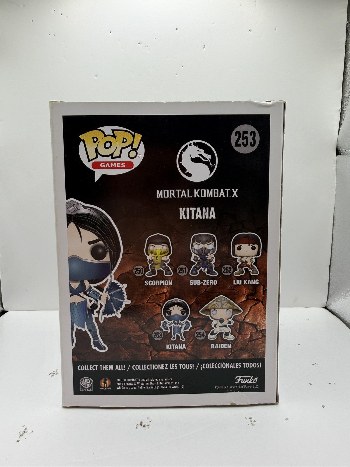 Funko Pop! Games Mortal Kombat X #253 Kitana Vinyl Figure