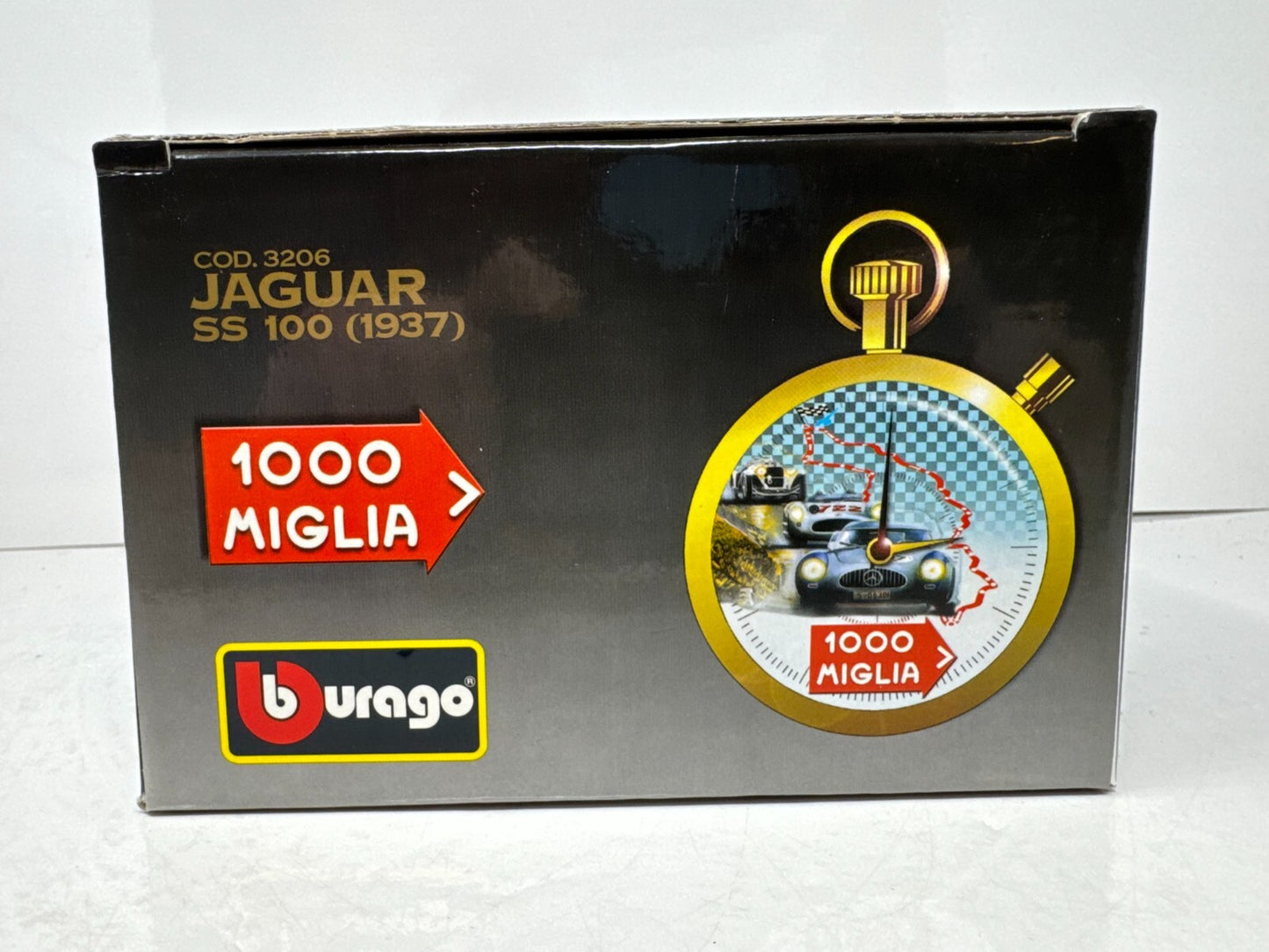 Bburago 1000 Miglia 1937 Jaguar SS 100 1:18 Diecast