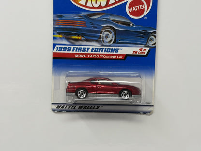 Hot Wheels First Editions Monte Carlo Concept Car 1:64 Diecast U.S. Card