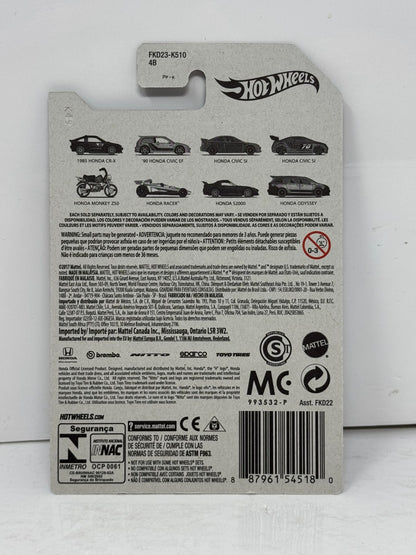 Hot Wheels Honda Series 1985 Honda CR-X JDM 1:64 Diecast