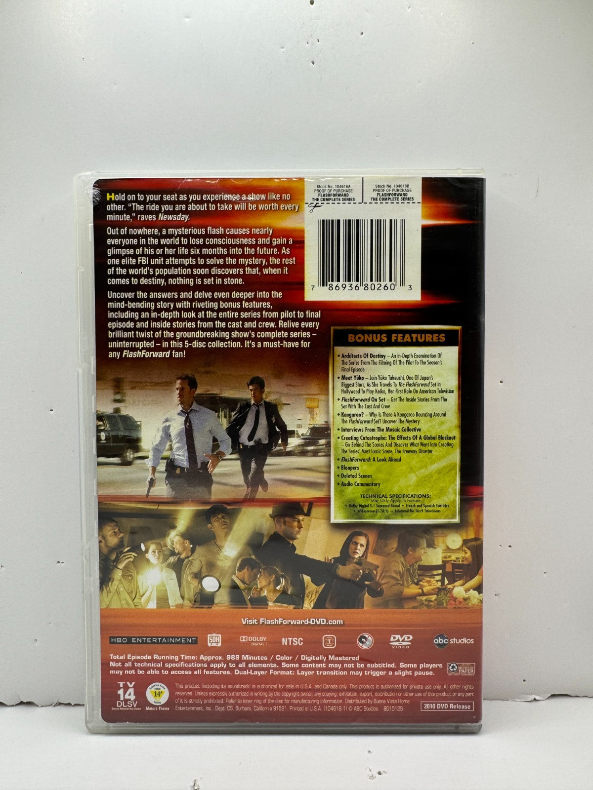 Flash Forward Season 1 (DVD) Sci-Fi TV Drama