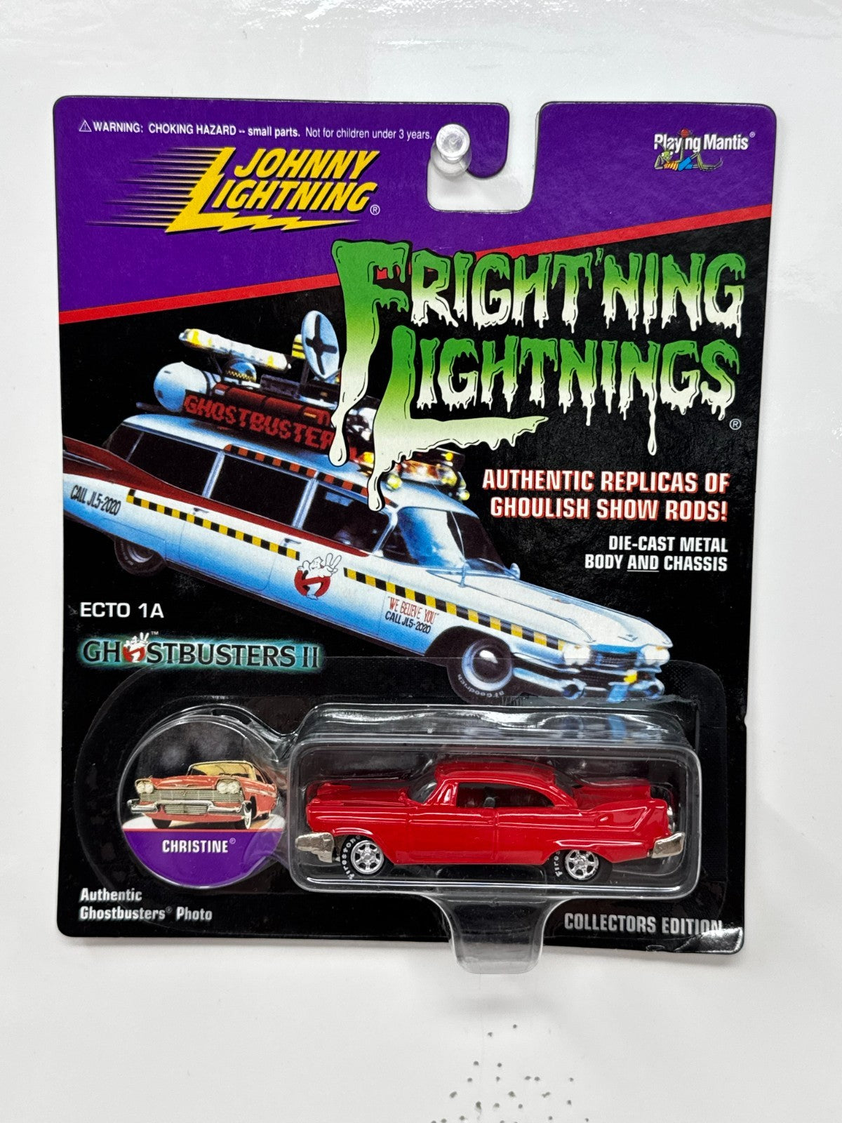 Johnny Lightning Fright'ning Ecto 1A Ghostbusters II Christine 1:64 Diecast