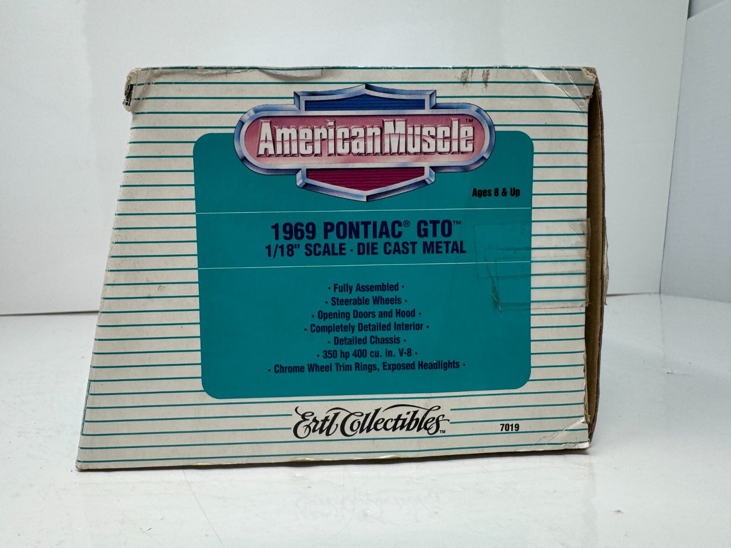American Muscle 1969 Pontiac GTO Peachstate Collectibles Club Ertl 1:18 Diecast