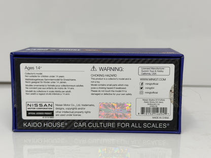 Kaido House Mini GT Nissan Skyline GT-R R34 Shinjuku V2 1:64 Diecast