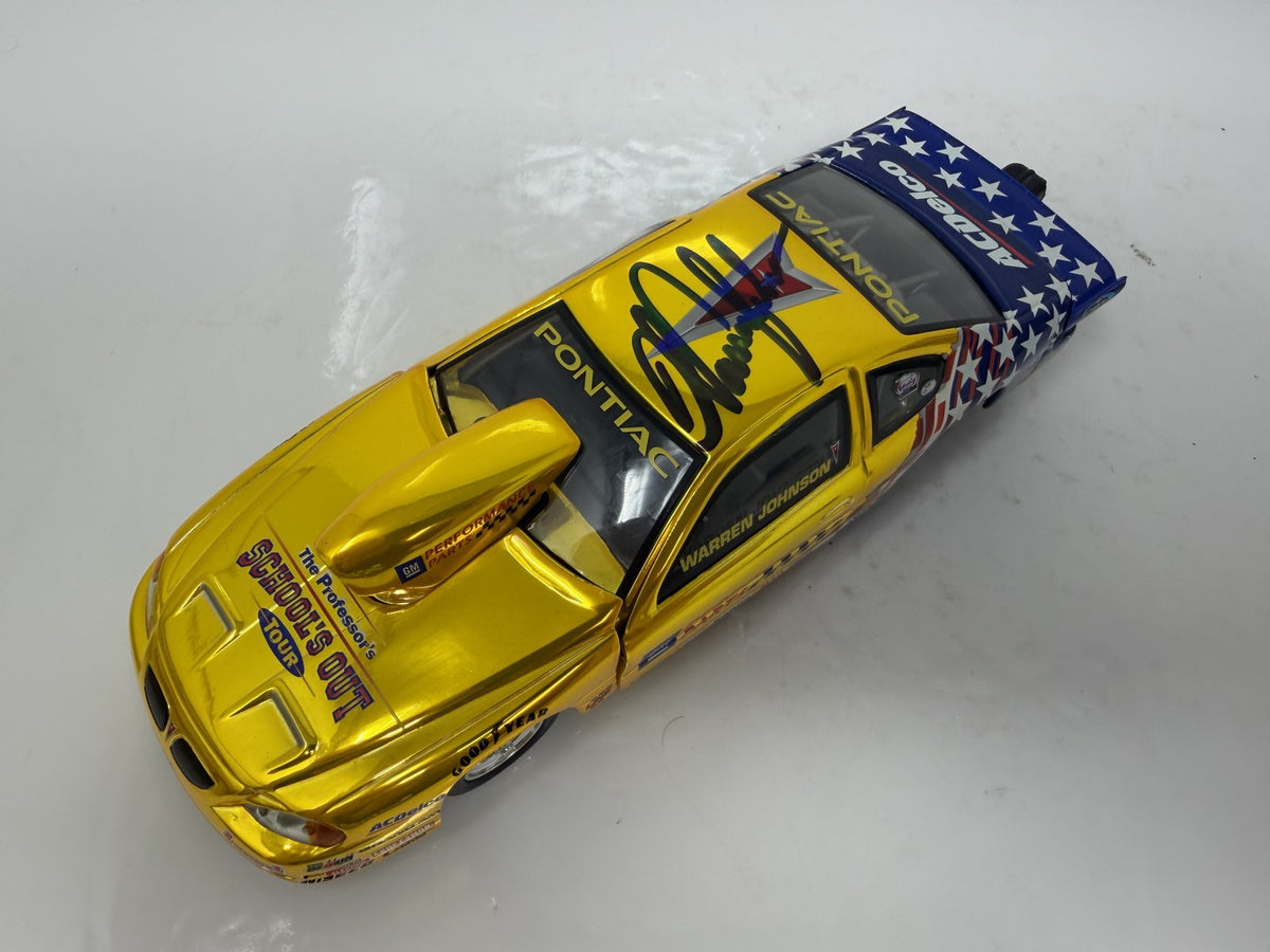 Racing Champions NHRA Warren Johnson Pontiac Pro Stock Chrome 1:24 Diecast AUTO