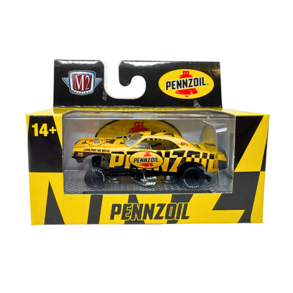 M2 Machines Pennzoil 1971 Dodge Challenger Funny Car 1:64 Diecast