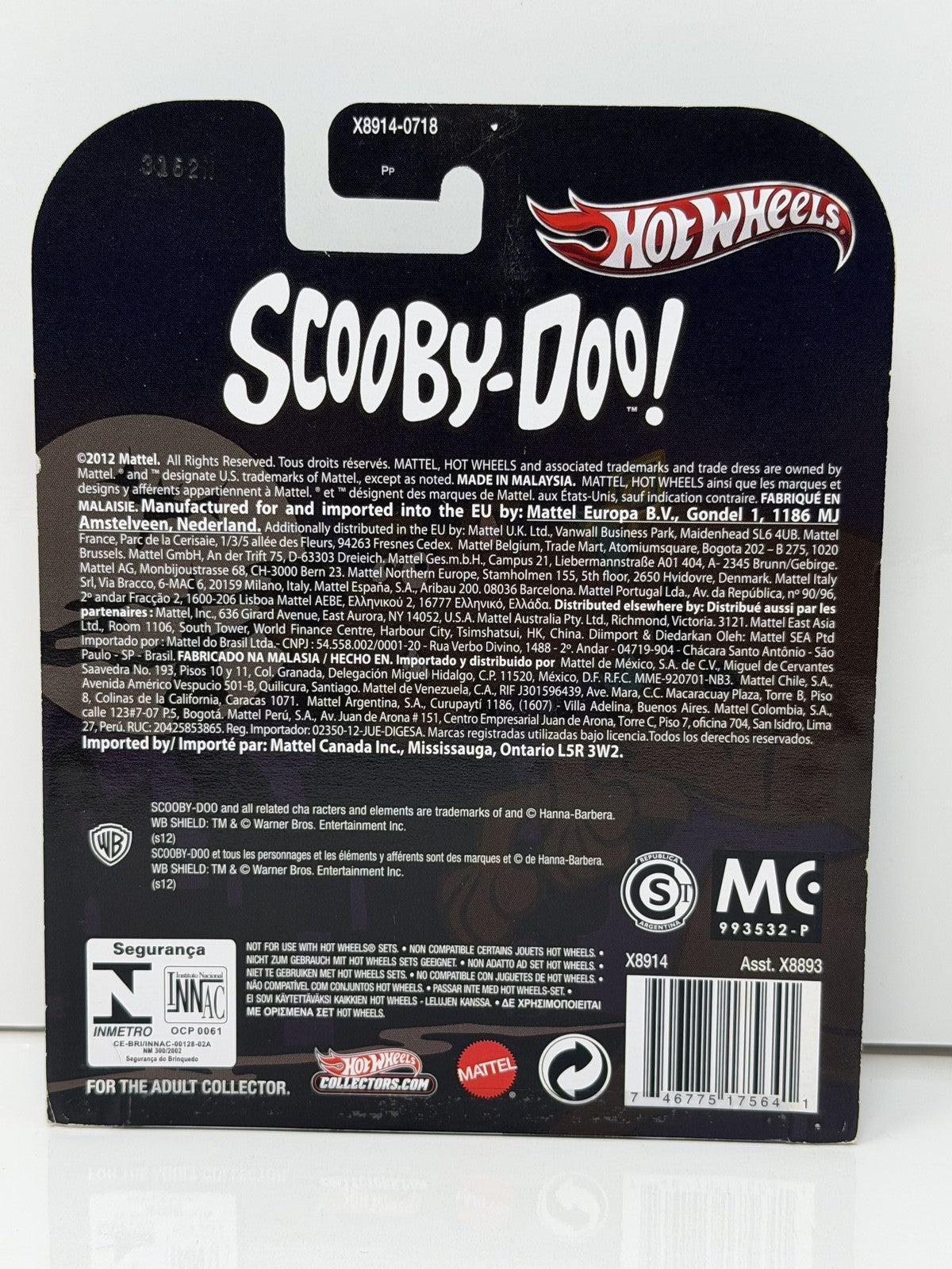Hot Wheels Retro Entertainment Scooby-Doo Mystery Machine 1:64 Diecast