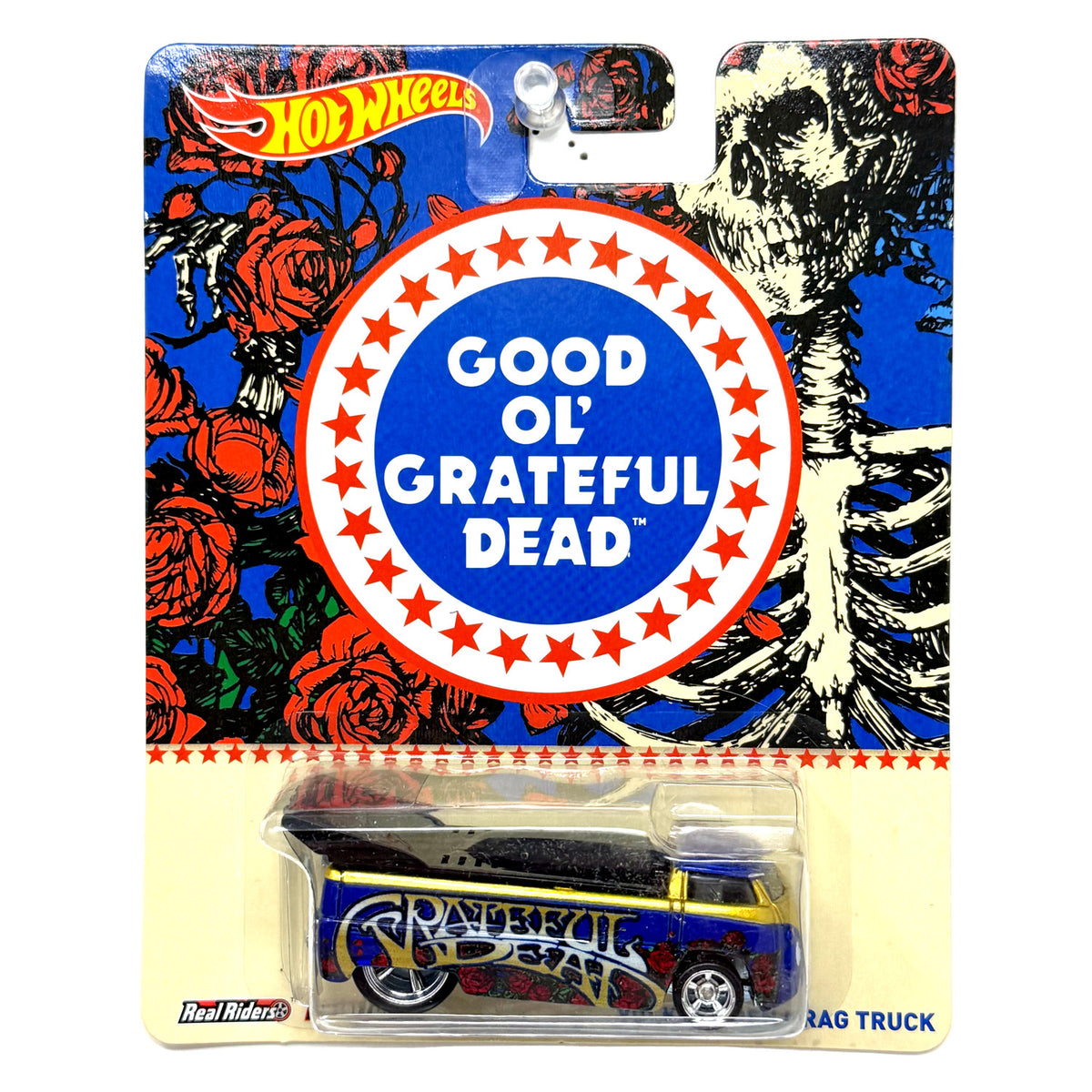 Hot Wheels Grateful Dead Volkswagen Drag Truck 1:64 Diecast Real Riders