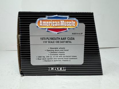 Ertl American Muscle 1970 Plymouth AAR ’Cuda 1:18 Diecast