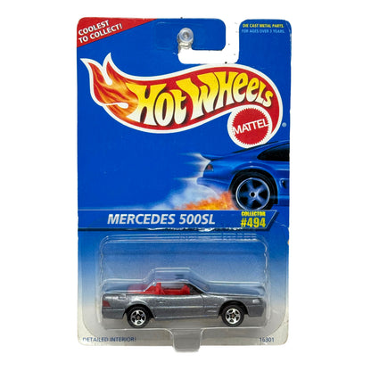 Hot Wheels Mercedes 500 SL 1:64 Diecast Silver