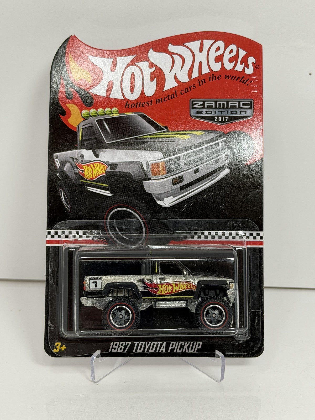 Hot Wheels 2017 Collector Edition 1987 Toyota Pickup ZAMAC Walmart 1:64 Diecast