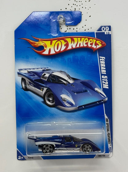 Hot Wheels HW Special Features Ferrari 512M 1:64 Diecast with PR5 Wheels