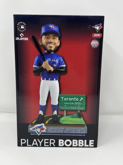 FOCO MLB Toronto Blue Jays George Springer Next Stop Toronto Bobblehead