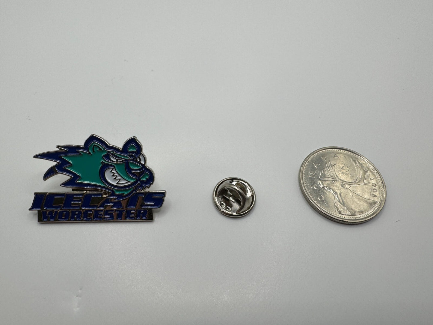 Worcester IceCats AHL Hockey Team Logo Lapel Pin UDT1