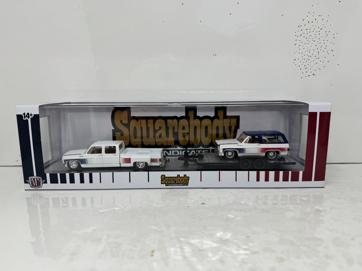 M2 Machines Squarebody Syndicate GMC Sierra 3500 & GMC Jimmy Sierra 1:64 Diecast