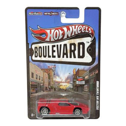 Hot Wheels Boulevard Vector W8 Twin Turbo Real Riders 1:64 Diecast