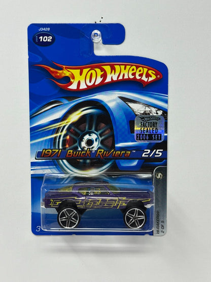 Hot Wheels Hi-Rakers 1971 Buick Riviera 1:64 Diecast Factory Sealed