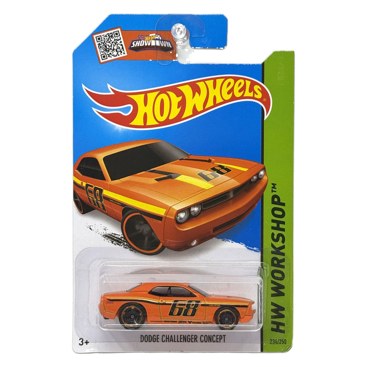 Hot Wheels Workshop Dodge Challenger Concept 1:64 Diecast Orange