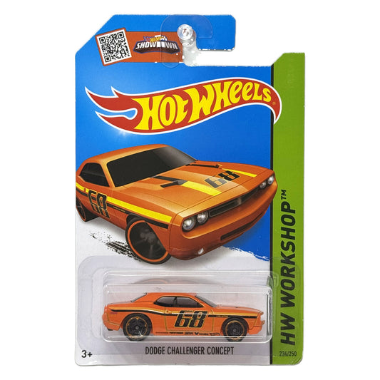 Hot Wheels Workshop Dodge Challenger Concept 1:64 Diecast Orange