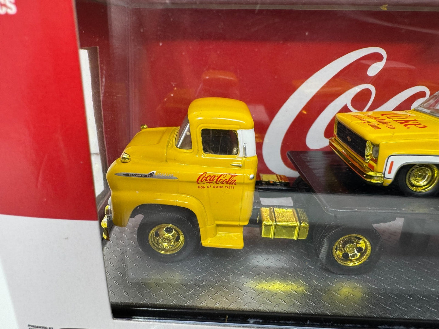 M2 Machines Auto Haulers Chevrolet Pickup Truck Set Coca-Cola 164 Diecast Custom