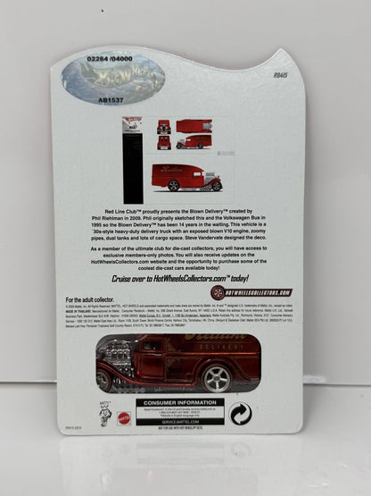 Hot Wheels 2010 RLC Red Line Club Exclusive Blown Delivery 1:64 Diecast