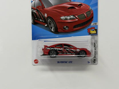 Hot Wheels HW Drag Strip 2006 Pontiac GTO 1:64 Diecast Red