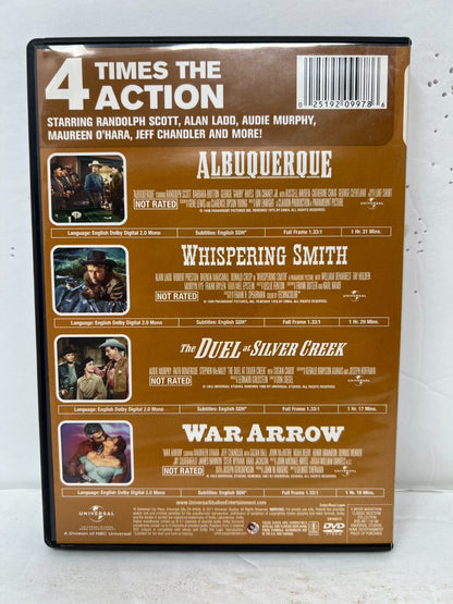 4 Movie Marathon: Classic Western Collection (DVD) Good Condition!!!