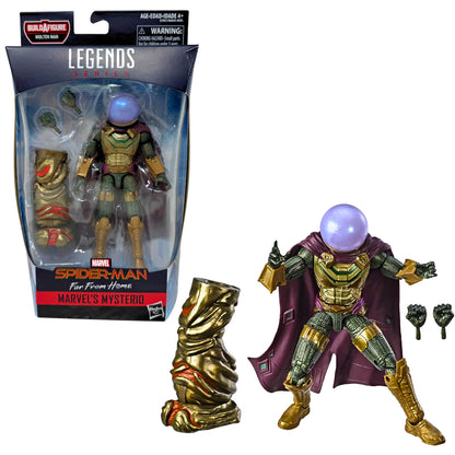 Marvel Legends Spider-Man Far From Home Mysterio Figure w/ Molten Man BAF Piece