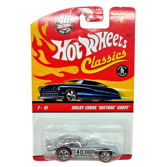 Hot Wheels Classics Shelby Cobra Daytona Coupe Series 4 European Car 1:64 Diecast