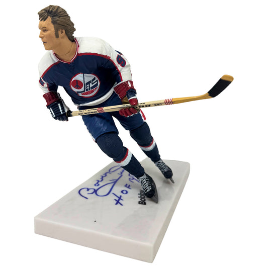 McFarlane NHL Bobby Hull Winnipeg Jets Figure Auto Signed
