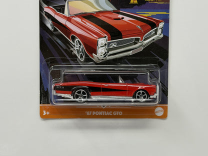 Hot Wheels Convertible Series 1967 Pontiac GTO 1:64 Diecast Red