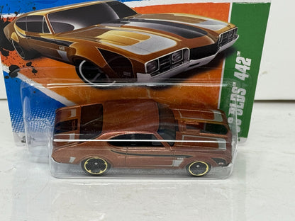 Hot Wheels Treasure Hunts 1968 Olds 442 1:64 Diecast Short Card