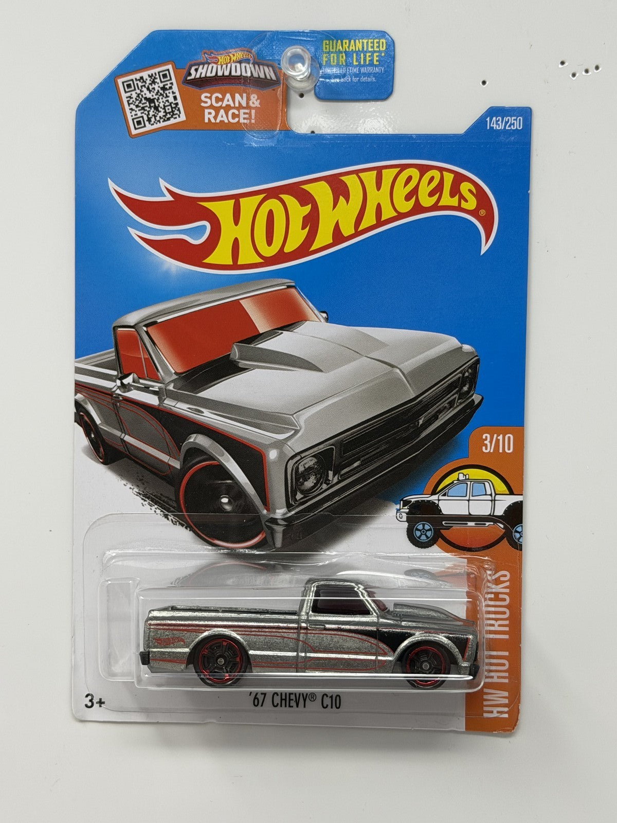 Hot Wheels ZAMAC HW Hot Trucks 1967 Chevy C10 1:64 Diecast