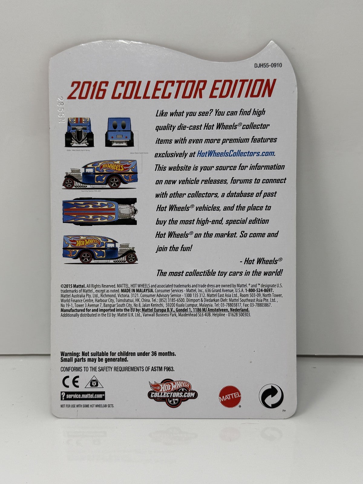 Hot Wheels 2016 Collector Edition Dairy Delivery 1:64 Diecast Blue KMart Mail In