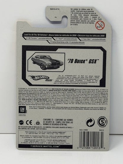 Hot Wheels HW Premiere 1970 Buick GSX 1:64 Diecast White