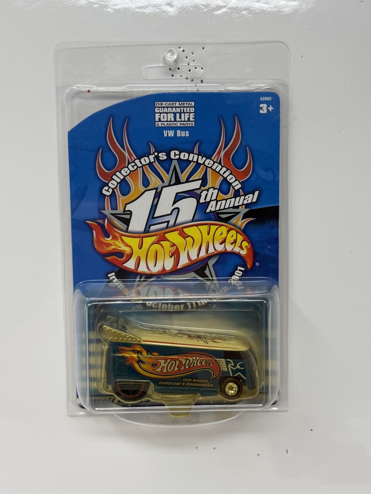Hot Wheels 2001 15th Annual Collectors Convention Volkswagen Bus 1:64 Diecast