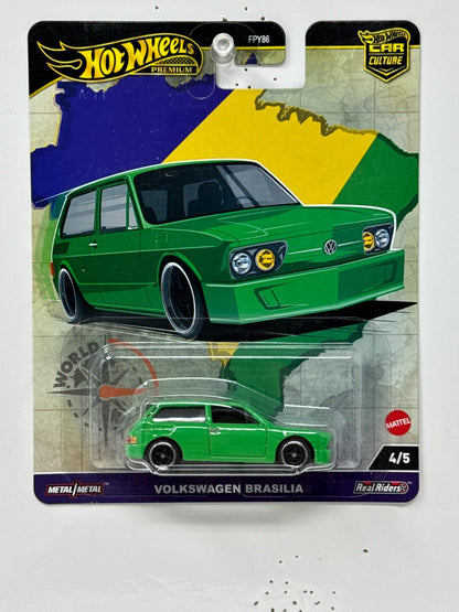 Hot Wheels Premium World Tour Volkswagen Brasilia 1:64 Diecast