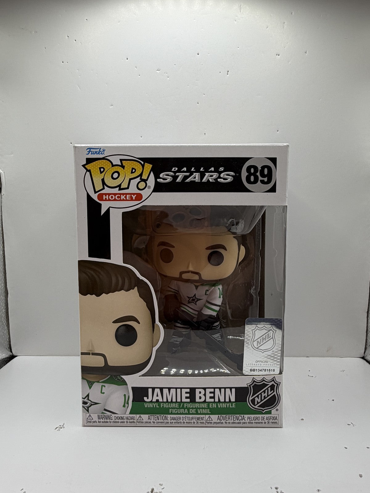 Funko Pop! Hockey Dallas Stars #89 Jamie Benn Vinyl Figure