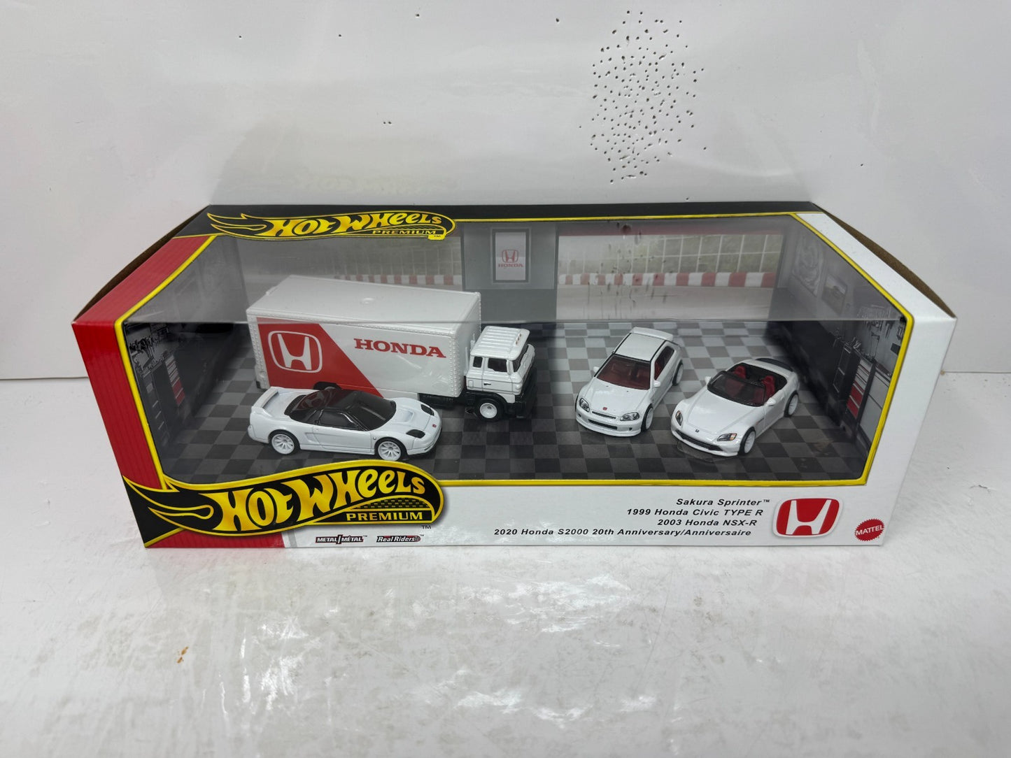 Hot Wheels Premium Diorama Honda Set Civic NSX 1:64 Diecast