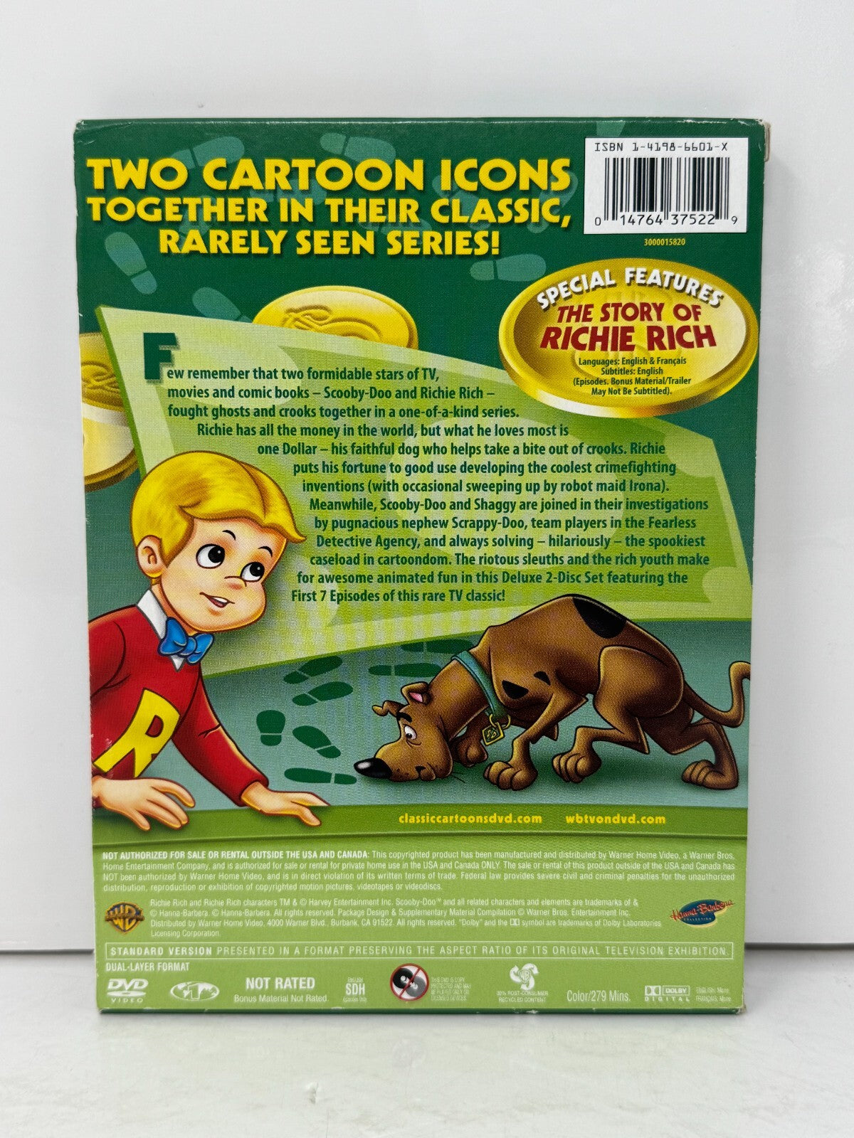 The Richie Rich / Scooby-Doo Show: Volume 1 (DVD) TV Series Good Condition!!!