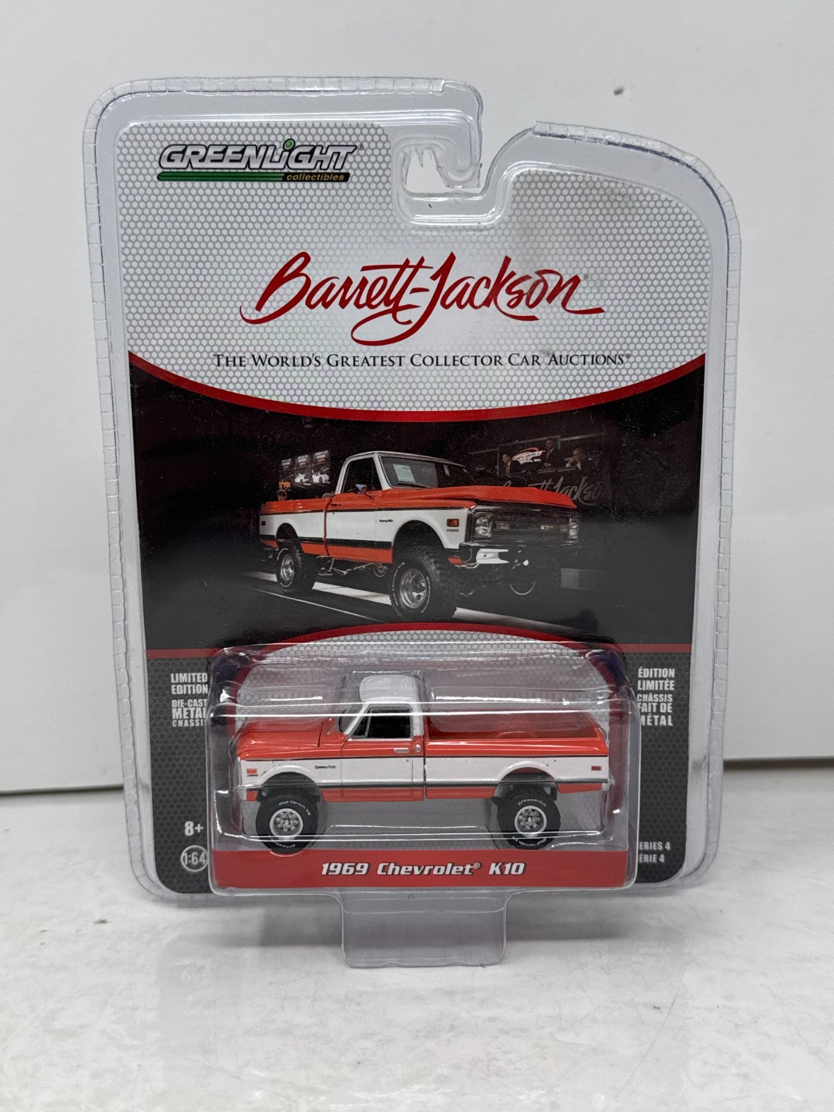 Greenlight Barrett-Jackson 1969 Chevrolet K10 1:64 Diecast