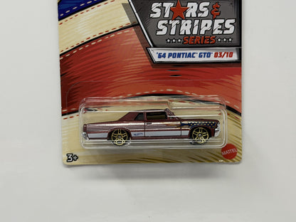 Hot Wheels Stars & Stripes 1964 Pontiac GTO 1:64 Diecast