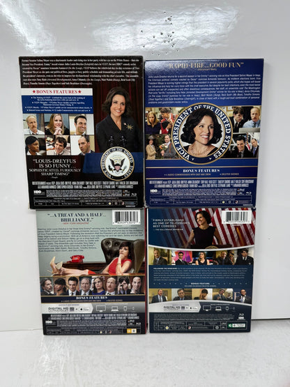 Veep Seasons 1-4 (Blu-ray) Julia Louis-Dreyfus Political Comedy TV Series