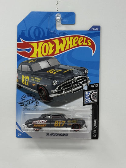 Hot Wheels Rod Squad 1952 Hudson Hornet 1:64 Diecast Gray